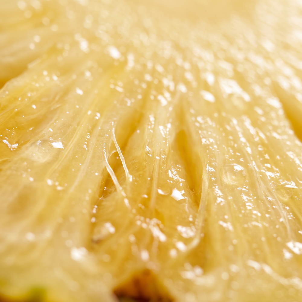 Close-up of fresh pineapple