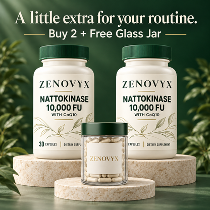 Zenovyx Nattokinase 10,000 FU | Heart & Circulation Support