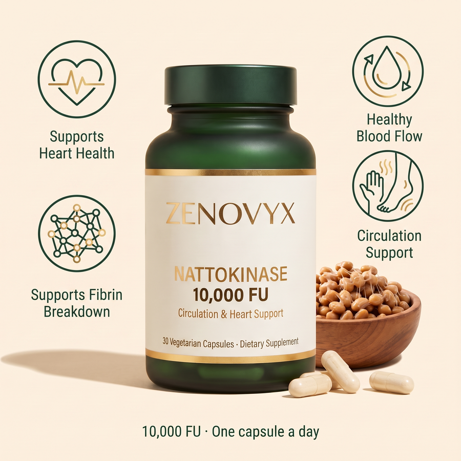 Zenovyx Nattokinase benefits